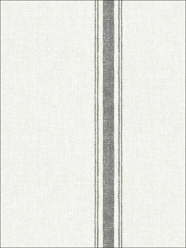 Linette Fabric Stripe fabric in black color - pattern number 3115-12461 - by Chesapeake in the Farmhouse collection