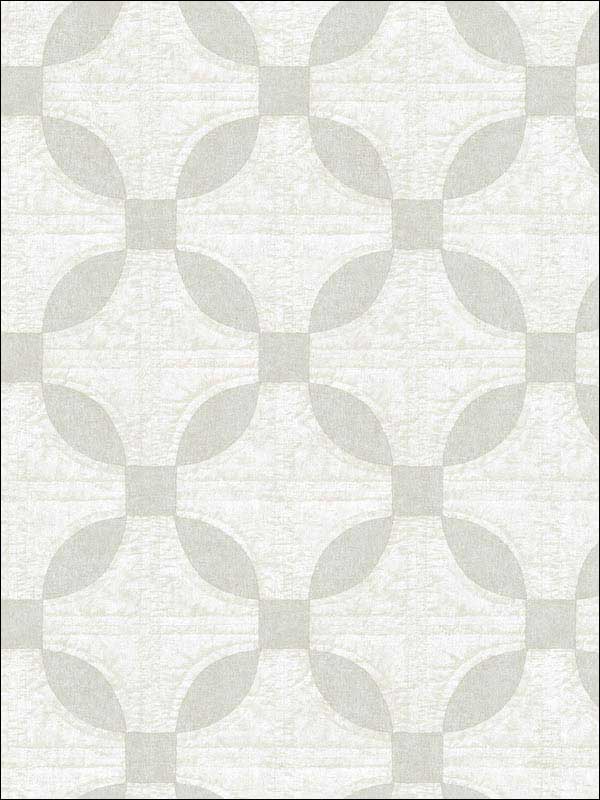 Justice Quilt wallpaper in light grey color - pattern number 3115-12473 - by Chesapeake in the Farmhouse collection