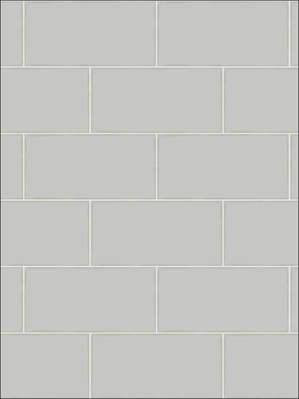 Freedom Subway Tile fabric in grey color - pattern number 3115-12493 - by Chesapeake in the Farmhouse collection