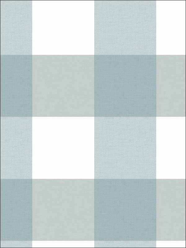 Selah Gingham fabric in teal color - pattern number 3115-12535 - by Chesapeake in the Farmhouse collection