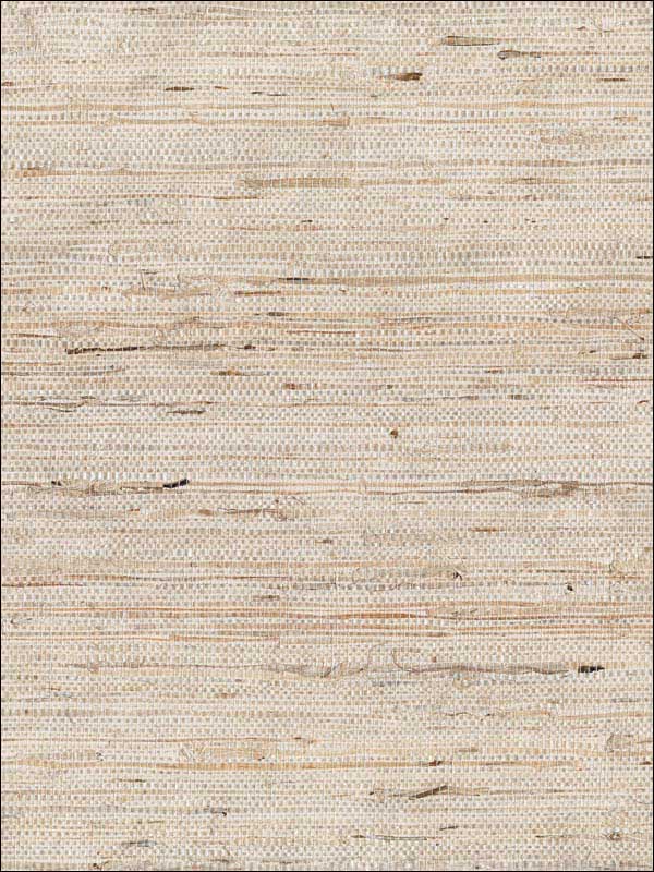Grasscloth W3049 wallpaper in beige ivory brown color - pattern number W3049.16.0 - by Kravet in the Elements Grasscloth collection