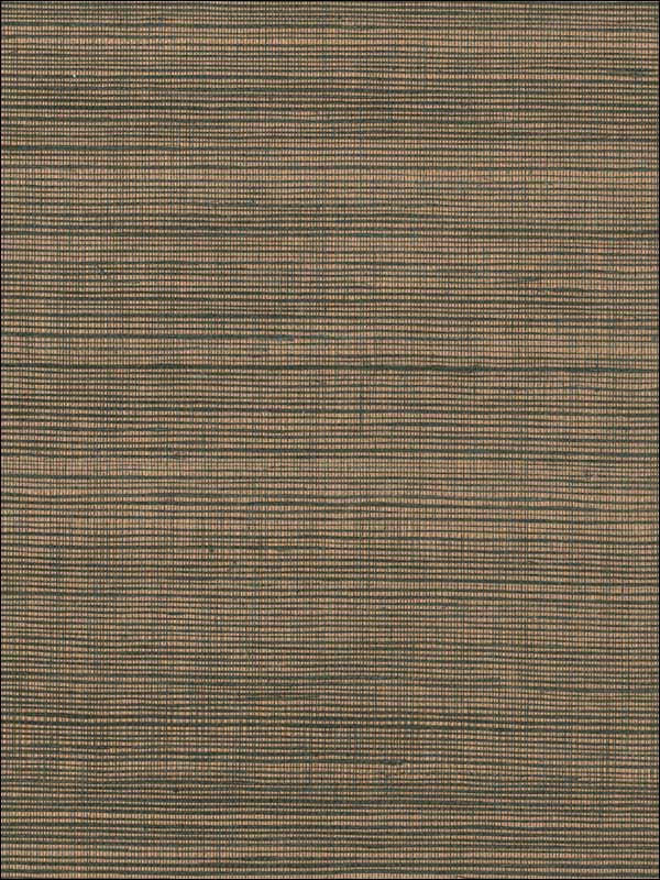 Grasscloth Sisal W3306 fabric in gold bronze black color - pattern number W3306.84.0 - by Kravet in the Elements Grasscloth collection