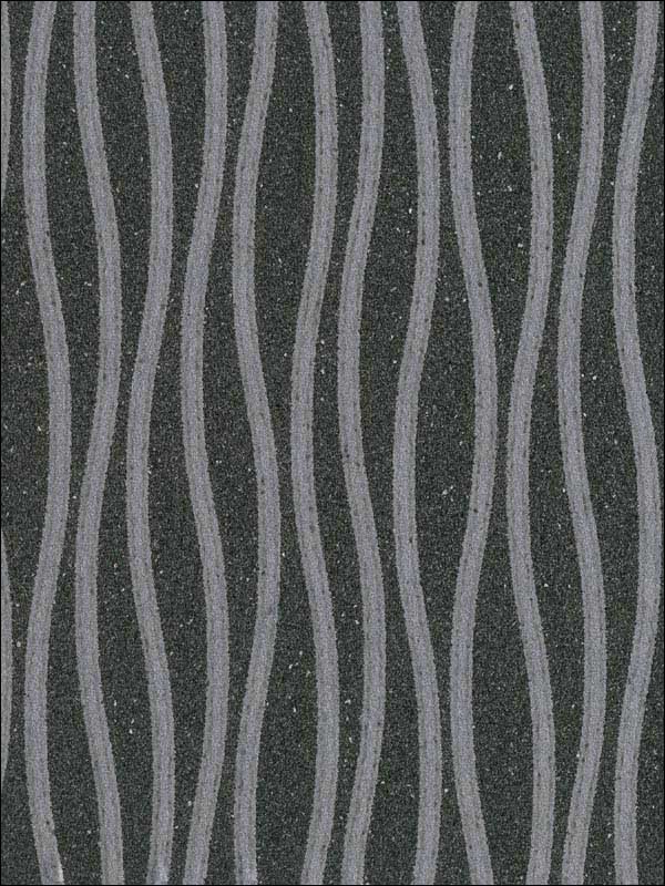 Mica Woodpulp W3416 fabric in charcoal silver color - pattern number W3416.21.0 - by Kravet in the Elements Grasscloth collection