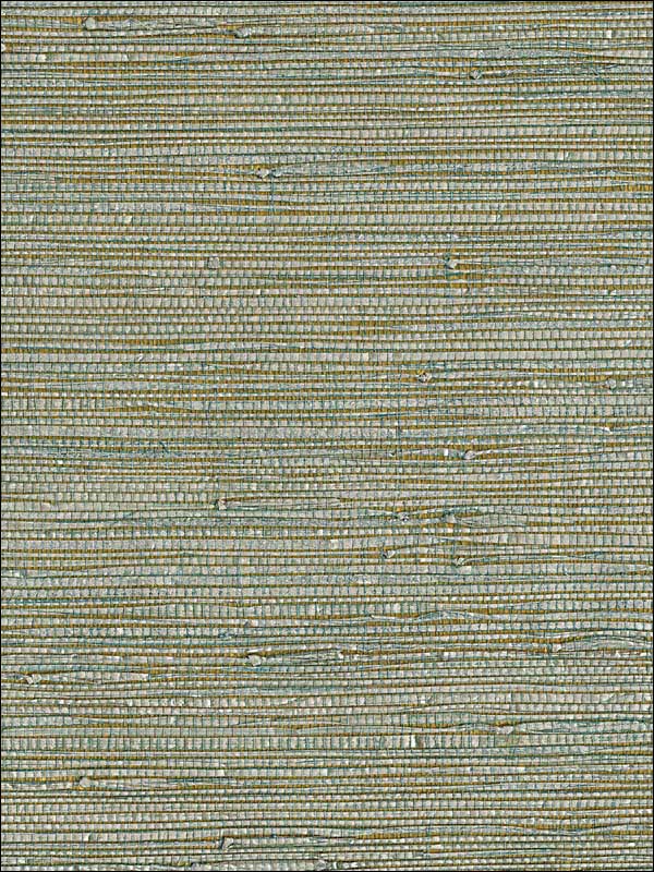 Grasscloth W3421 wallpaper in gold silver green color - pattern number W3421.4.0 - by Kravet in the Elements Grasscloth collection