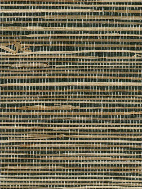 Grasscloth W3436 wallpaper in beige charcoal color - pattern number W3436.621.0 - by Kravet in the Elements Grasscloth collection