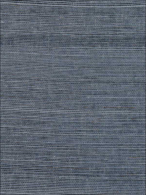 Grasscloth W3454 fabric in blue slate color - pattern number W3454.5.0 - by Kravet in the Elements Grasscloth collection