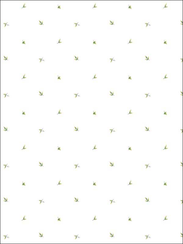 Mini Leaf fabric in green color - pattern number CK36600 - by Patton Norwall in the Creative Kitchens collection