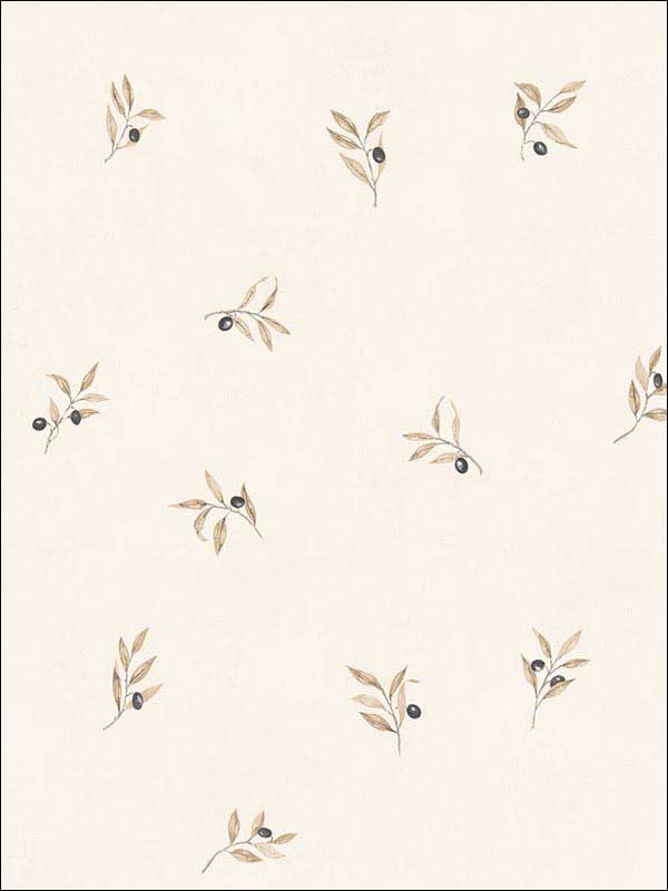 Olives fabric in beige black color - pattern number CK36606 - by Patton Norwall in the Creative Kitchens collection