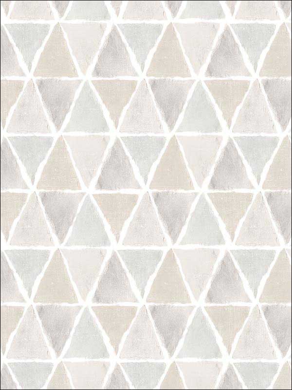 Kitchen Triangle fabric in beige grey color - pattern number CK36637 - by Patton Norwall in the Creative Kitchens collection