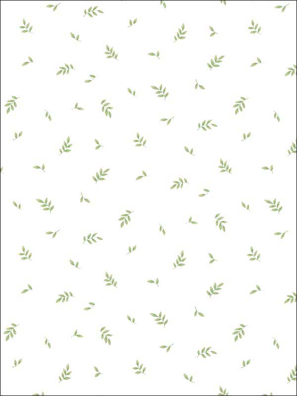 Kitchen Leaves fabric in off white green color - pattern number KB25621 - by Patton Norwall in the Creative Kitchens collection