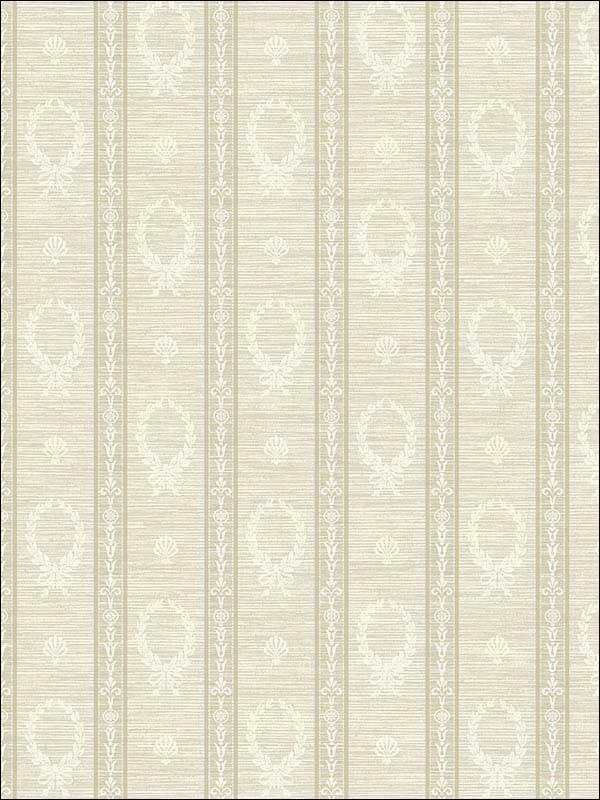 Crest Striped fabric in neutrals color - pattern number 1730905 - by Seabrook in the Mercury by Etten Gallerie collection
