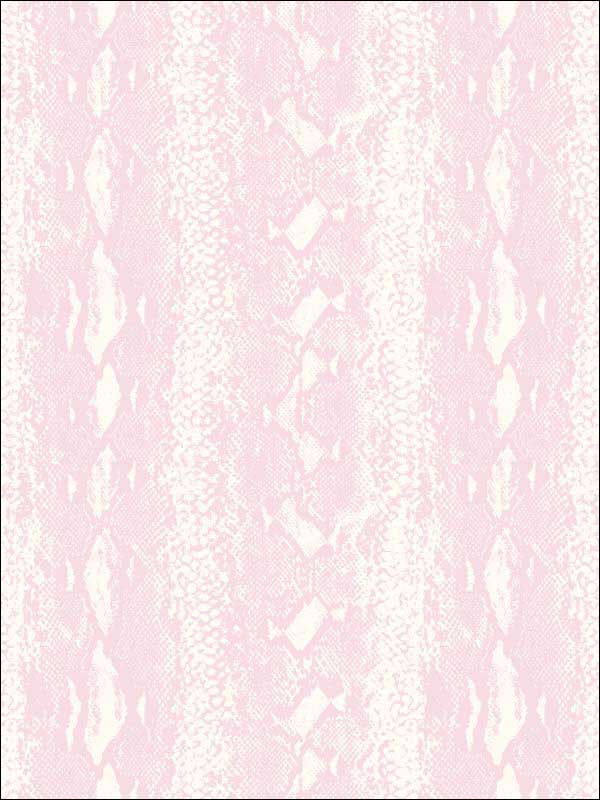 Snake Skin Peel and Stick fabric in white pink color - pattern number RMK10692WP - by York in the Peel and Stick Wallpaper by York collection