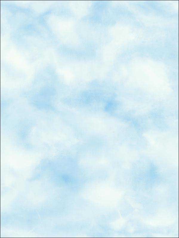 Cloud Peel and Stick fabric in blue color - pattern number RMK10708WP - by York in the Peel and Stick Wallpaper by York collection