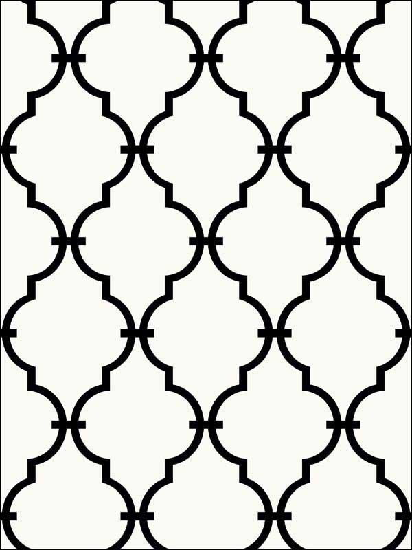 Modern Trellis Peel and Stick wallpaper in gray color - pattern number RMK9018WP - by York in the Peel and Stick Wallpaper by York collection