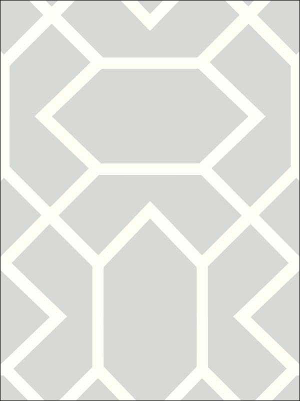 Modern Geometric Peel and Stick fabric in lt grey color - pattern number RMK9065WP - by York in the Peel and Stick Wallpaper by York collection