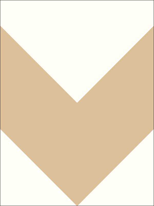 Large Chevron Peel and Stick wallpaper in tan color - pattern number RMK9076WP - by York in the Peel and Stick Wallpaper by York collection