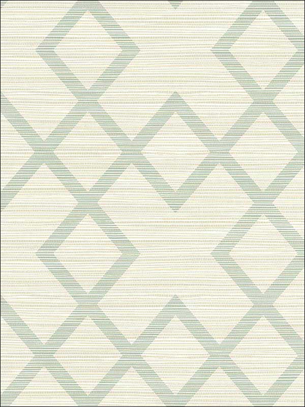 Vana Woven Diamond fabric in seafoam color - pattern number 2765-BW40404 - by Kenneth James in the GeoTex collection