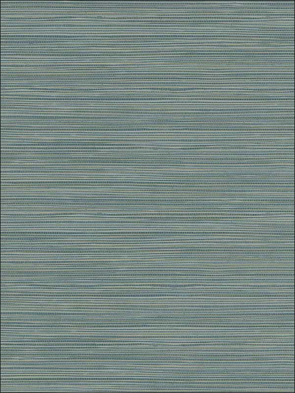 Bondi Grasscloth Texture fabric in teal color - pattern number 2765-BW40902 - by Kenneth James in the GeoTex collection