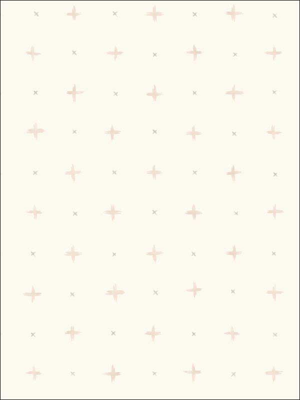 Cross Stitch fabric in pink color - pattern number MK1101 - by Magnolia Home by Joanna Gaines in the Magnolia Home Artful Prints and Patterns collection