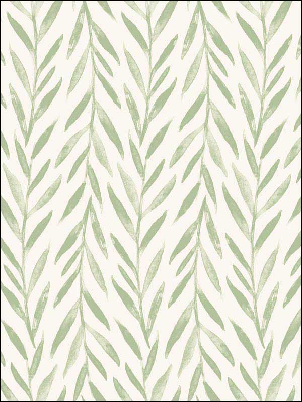 Willow fabric in green color - pattern number MK1135 - by Magnolia Home by Joanna Gaines in the Magnolia Home Artful Prints and Patterns collection