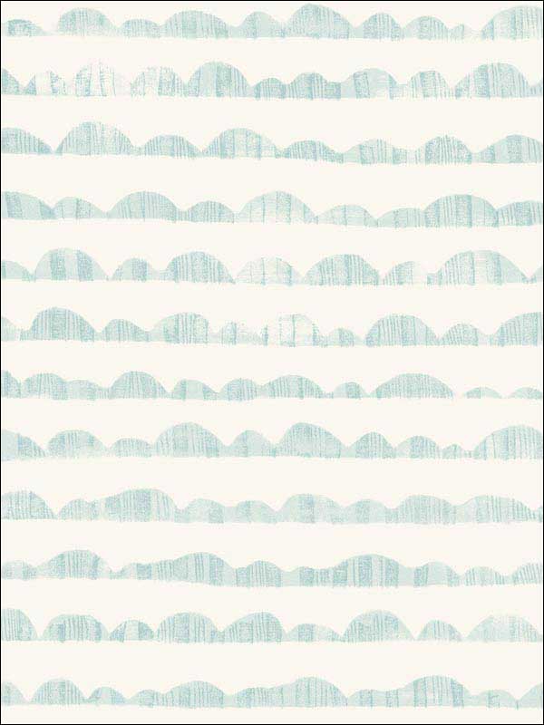 Hill and Horizon fabric in blue color - pattern number MK1141 - by Magnolia Home by Joanna Gaines in the Magnolia Home Artful Prints and Patterns collection