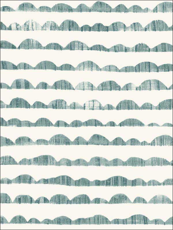 Hill and Horizon fabric in blue color - pattern number MK1143 - by Magnolia Home by Joanna Gaines in the Magnolia Home Artful Prints and Patterns collection