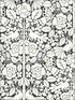 Fairy Tales fabric in black color - pattern number MK1167 - by Magnolia Home by Joanna Gaines in the Magnolia Home Artful Prints and Patterns collection