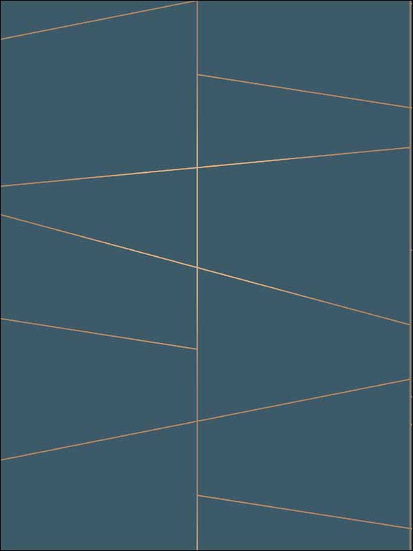 Fairmont Deco Fracture fabric in blue color - pattern number UW24789 - by Brewster in the Brewster Essentials collection