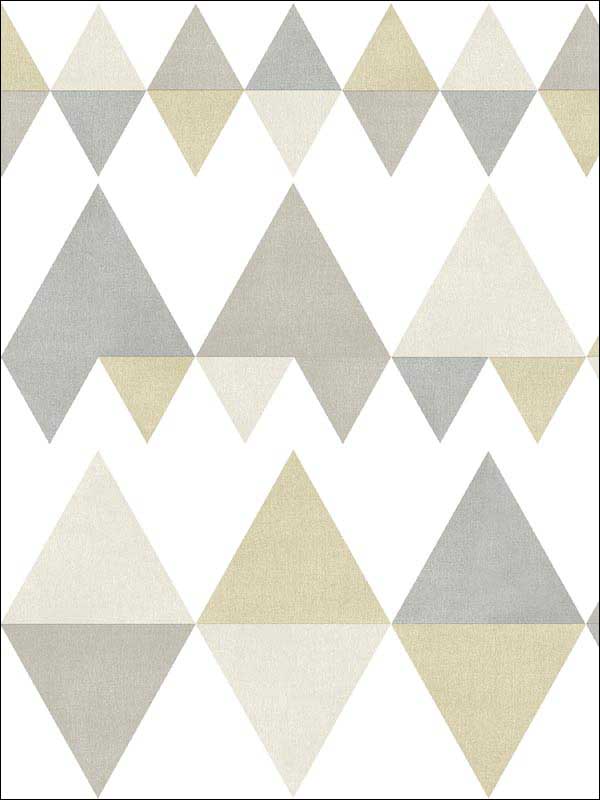 Trilogy Geometric wallpaper in sage color - pattern number 2821-25127 - by A Street Prints in the Folklore Nordic Style collection
