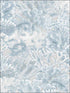 Coral fabric in light blue blue color - pattern number FH37502 - by Patton Norwall in the Farmhouse Living collection