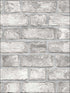 Farmhouse Brick fabric in grey dove charcoal black color - pattern number FH37517 - by Patton Norwall in the Farmhouse Living collection