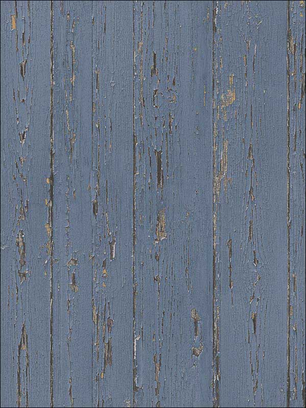 Shiplap fabric in dark blue lapis lazuli indigo blue color - pattern number FH37531 - by Patton Norwall in the Farmhouse Living collection