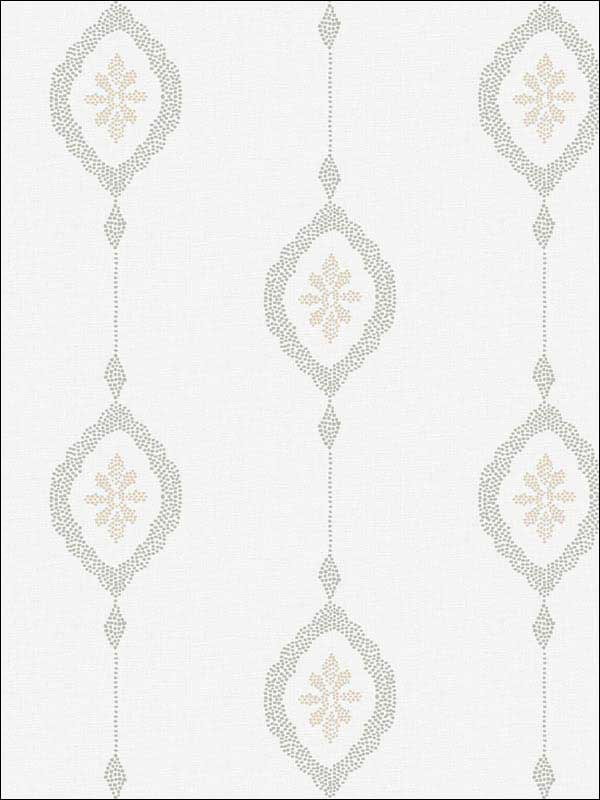 Sand Dollar Stripe wallpaper in black sands color - pattern number MB30500 - by Seabrook in the Beach House collection
