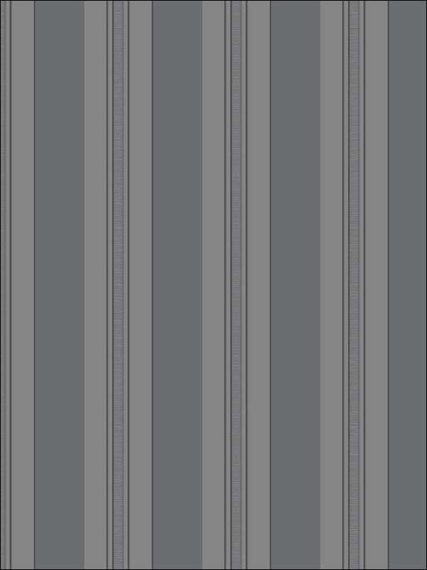 Striped fabric in grey silver glitter color - pattern number UK30912 - by Seabrook in the Shimmer by Pear Tree Studios collection