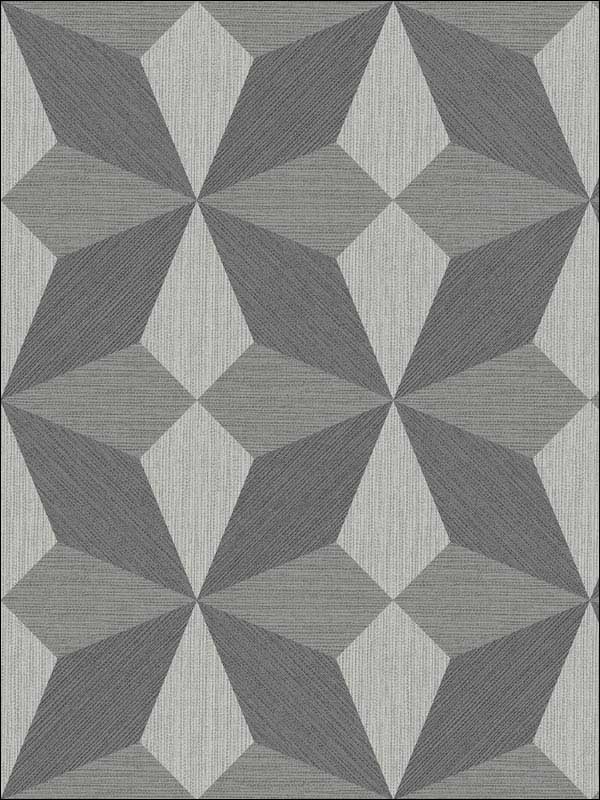 Valiant Faux Grasscloth Geometric fabric in grey color - pattern number 2908-25300 - by A Street Prints in the Alchemy collection