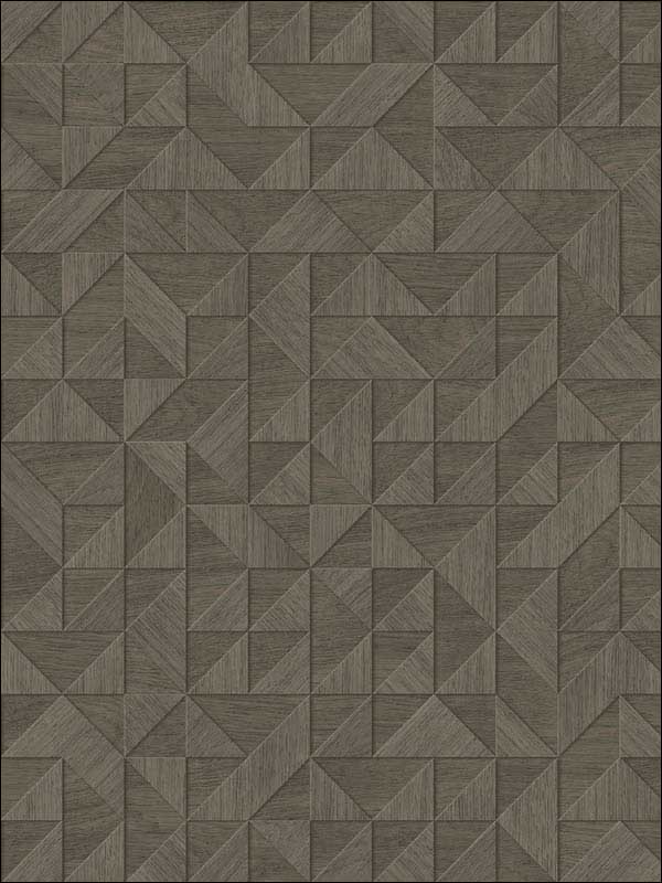 Gallerie Geometric Wood wallpaper in taupe color - pattern number 2908-25327 - by A Street Prints in the Alchemy collection