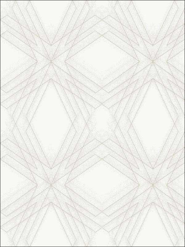 Relativity Geometric wallpaper in off white color - pattern number 2908-87105 - by A Street Prints in the Alchemy collection