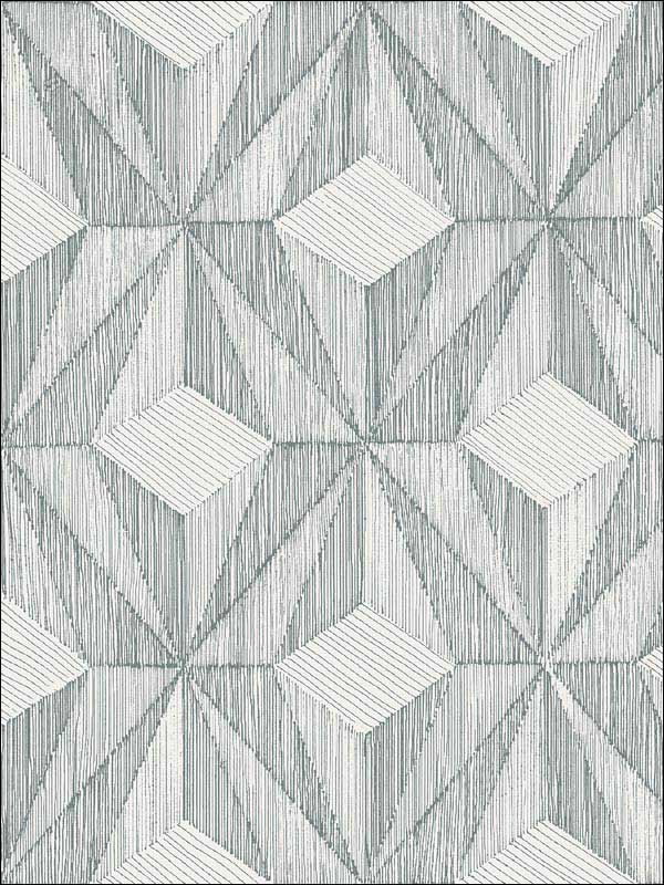 Paragon Geometric fabric in slate color - pattern number 2908-87103 - by A Street Prints in the Alchemy collection