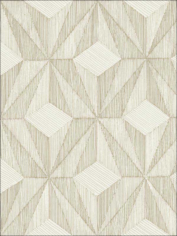 Paragon Geometric fabric in gold color - pattern number 2908-87104 - by A Street Prints in the Alchemy collection