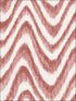 Bargello Faux Grasscloth Wave fabric in red color - pattern number 2901-25405 - by A Street Prints in the Perennial collection