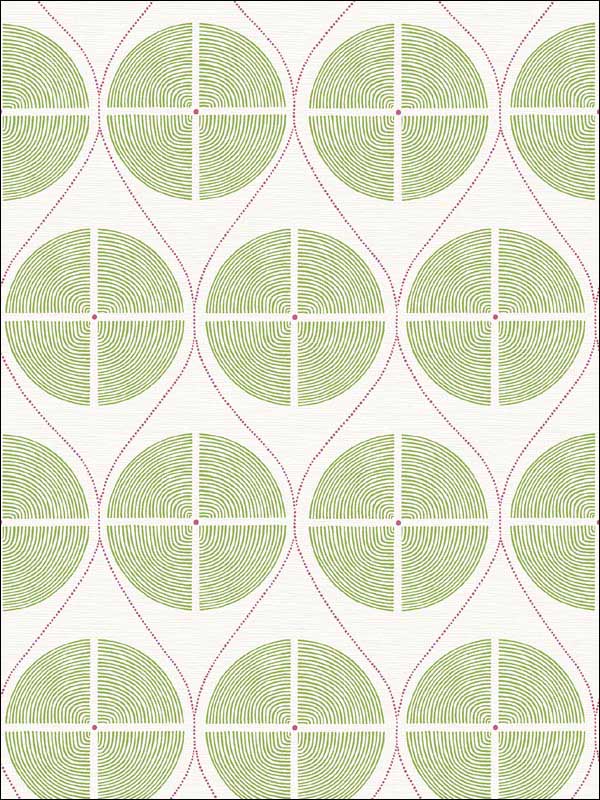 Luminary Ogee wallpaper in green color - pattern number 2901-25426 - by A Street Prints in the Perennial collection