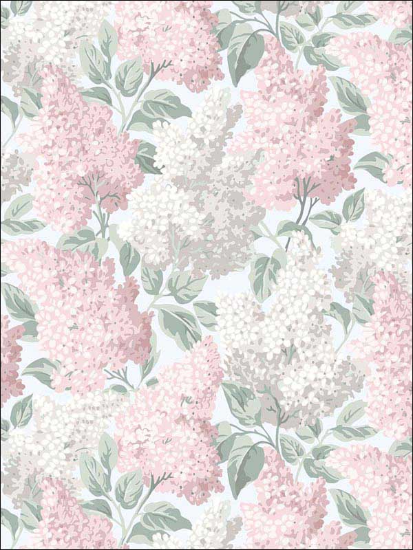 Lilac fabric in bslipper dve sbirch color - pattern number 115/1002.CS.0 - by Cole and Son in the Botanical Botanica collection