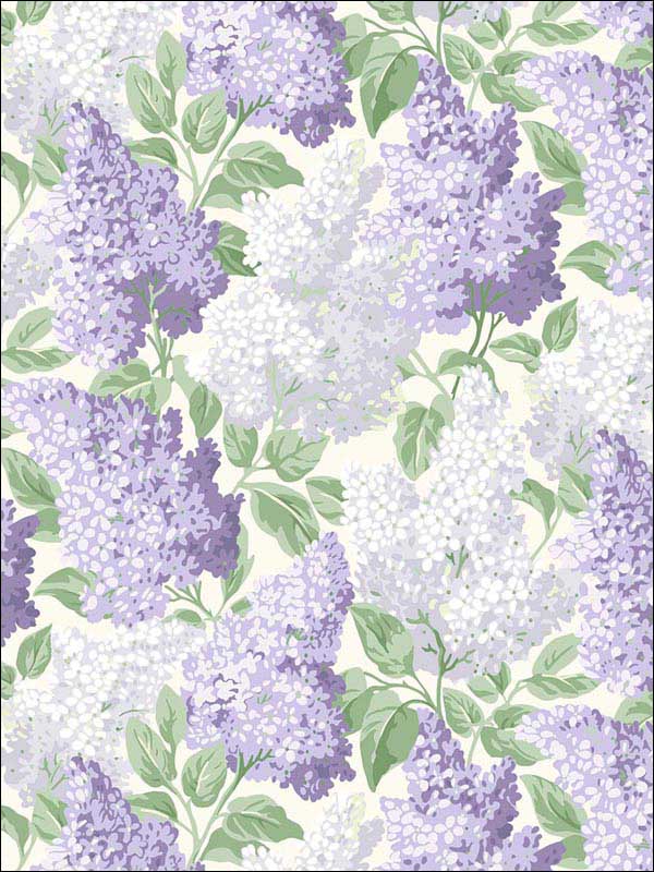 Lilac fabric in lilac dove white color - pattern number 115/1004.CS.0 - by Cole and Son in the Botanical Botanica collection