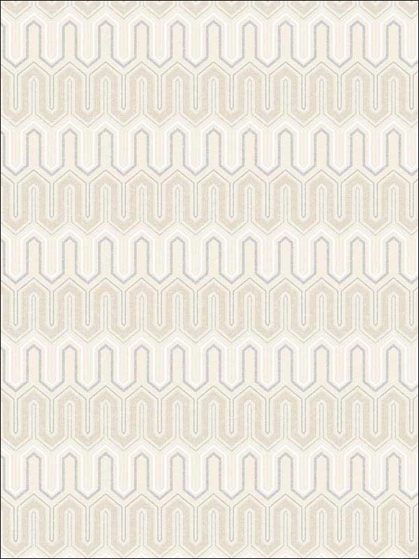 Zig Zag fabric in tan grey dove color - pattern number GX37610 - by Patton Norwall in the Geometrix collection