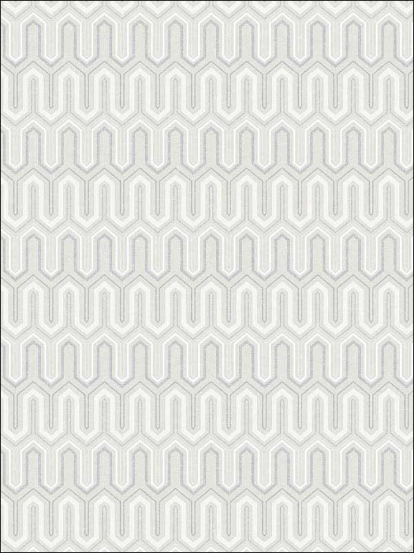 Zig Zag fabric in light grey beige dove color - pattern number GX37616 - by Patton Norwall in the Geometrix collection
