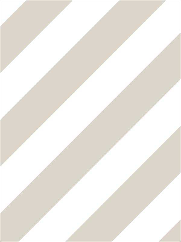 Diagonal Stripe wallpaper in greige fawn neutral color - pattern number ST36919 - by Patton Norwall in the Simply Stripes 3 collection