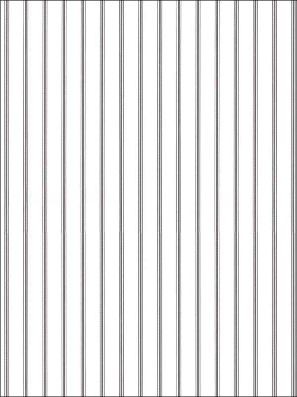 Ticking Stripe fabric in black ebony color - pattern number SY33934 - by Patton Norwall in the Simply Stripes 3 collection