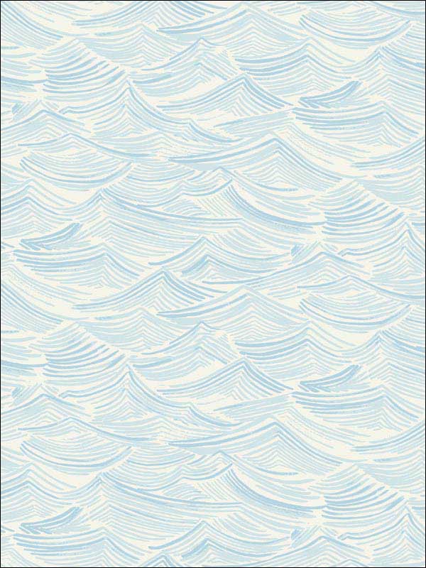 Calm Seas fabric in sky blue color - pattern number DA60502 - by Seabrook in the Day Dreamers collection
