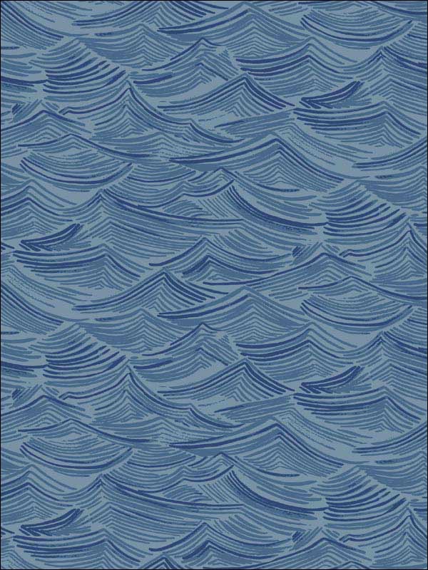Calm Seas fabric in carolina blue color - pattern number DA60512 - by Seabrook in the Day Dreamers collection