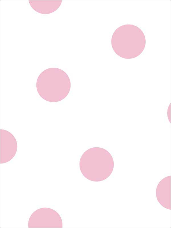 Dots wallpaper in bubblegum color - pattern number DA61601 - by Seabrook in the Day Dreamers collection